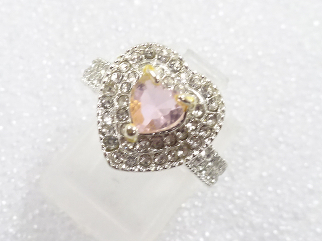 JAPANESE KIMONO / ANTIQUE COLORED STONE RING (SIZE 10)